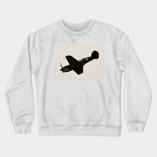 Flying Tiger WW II Fighter Plane Crewneck Sweatshirt